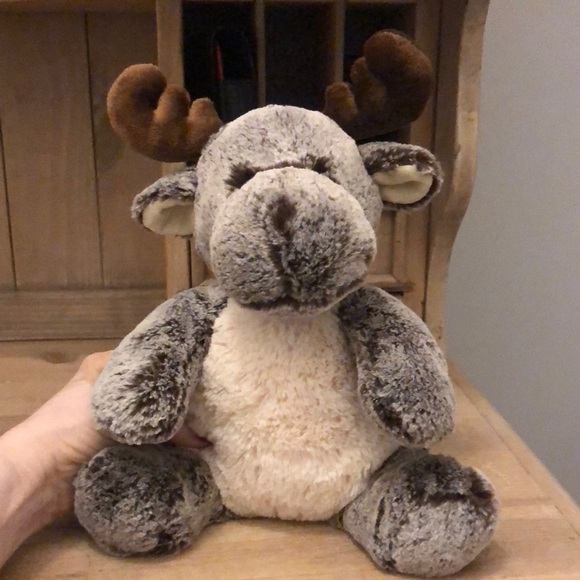 Aurora World Milo Moose Sweet & Softer Plush Stuffed Animal 12” Sitting - Picture 1 of 10